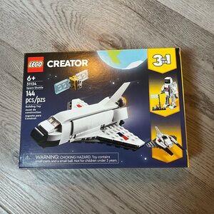 Lego Creator White and Black Space Shuttle Set